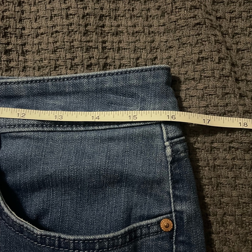 Martha Stewart Skinny Jeans with Peacock Embroidery Size 12 - Picture 9 of 12